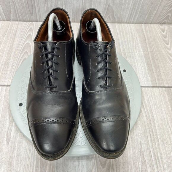 Allen Edmonds Fifth Avenue Cap-Toe Oxford Black Leather Dress Shoe Sz 10.5 main image 11